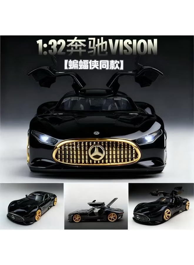 Mercedes-Benz AMG Vision GT Concept – Premium Black Diecast Model Car with Opening Gullwing Doors, Perfect for Gifts, Office Desk Decoration, Kids’ Rooms, and Collectors