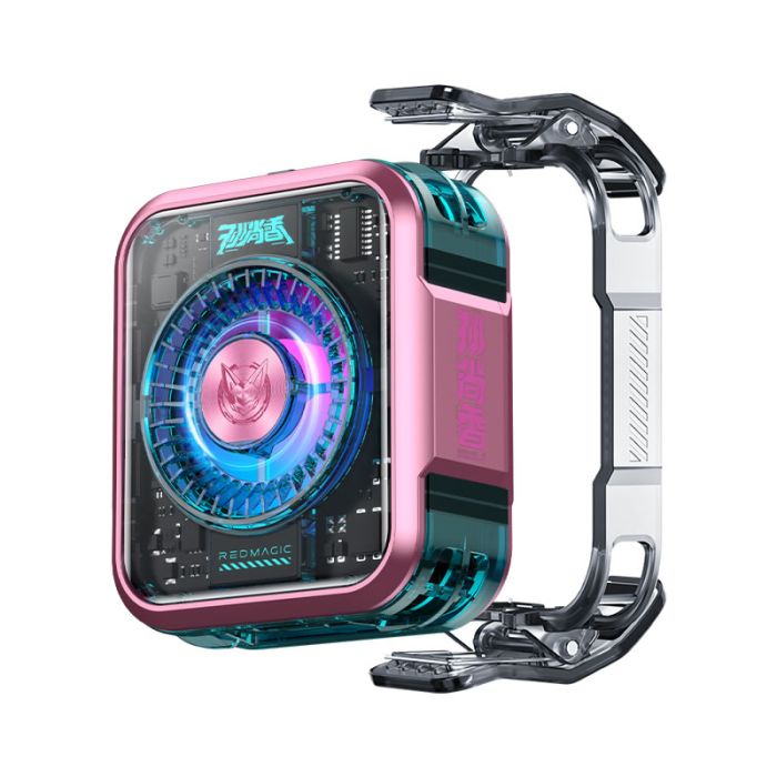 مبرد الهاتف المغناطيسي RedMagic 5 Pro Nubia - إصدار خاص، مروحة مشعاع RGB بقدرة 36 وات مع مشبك، مبدد حراري من الجرافين شبه الموصل للألعاب، والبث المباشر، وiPhone، وAndroid، وiPad
