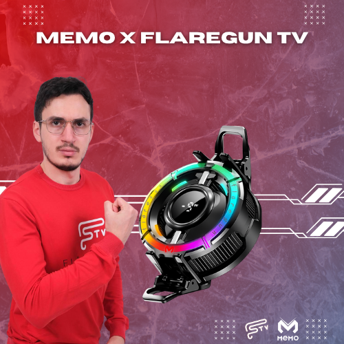 MEMO X FLAREGUN CX15 - 5V RGB MODEL with CLIPS and Magnetic Sticker (UAE ONLY)