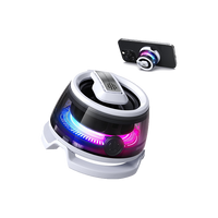 RedMagic Mini Phone Stand with Bluetooth Speaker, BT 5.3, RGB Light, Game/Music Mode, Wireless Portable Magnetic Speaker for Golf Cart, Travel, Shower, Outdoors or Metal Surface  (LEBANON ONLY)