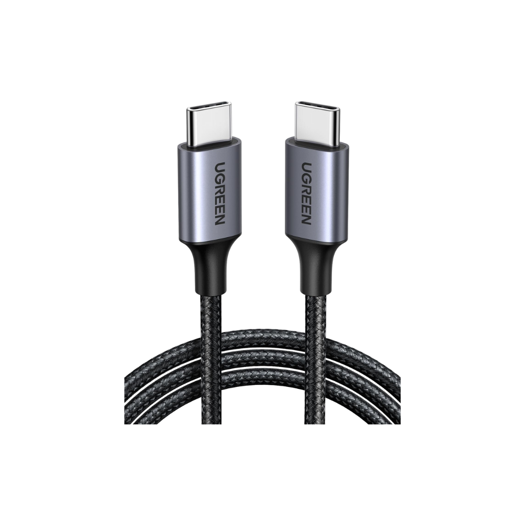 UGREEN USB C to USB-C Charger Cable 60W Type C to C 1 METER Lead Fast Charging Compatible With iPhone Air/17/16 Pro Max, Galaxy S25 Ultra, Pixel 9, iPad Pro 2024/Air 5, MacBook Pro (1M) (LEBANON ONLY)
