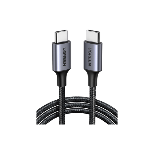 UGREEN USB C to USB-C Charger Cable 60W Type C to C 1 METER Lead Fast Charging Compatible With iPhone Air/17/16 Pro Max, Galaxy S25 Ultra, Pixel 9, iPad Pro 2024/Air 5, MacBook Pro (1M) (LEBANON ONLY)