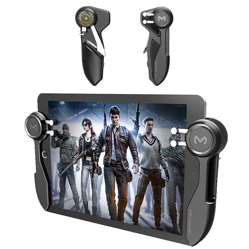 L2R2 Memo AKPAD Mobile Gmaepad Controller for iPad Tablet Six Finger Games Trigger Joysticks L2 R2 Fire Button Aim Key Free Fire - TABLET IPAD ONLY (LEBANON ONLY)