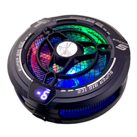 FS12 45W Semiconductor Tablet Cooler Large Area Powerful Cooling Magnetic RGB Phone Cooler for Pad/Gaming Phones with Lights for IPAD and TABLETS (LEBANON  ONLY)