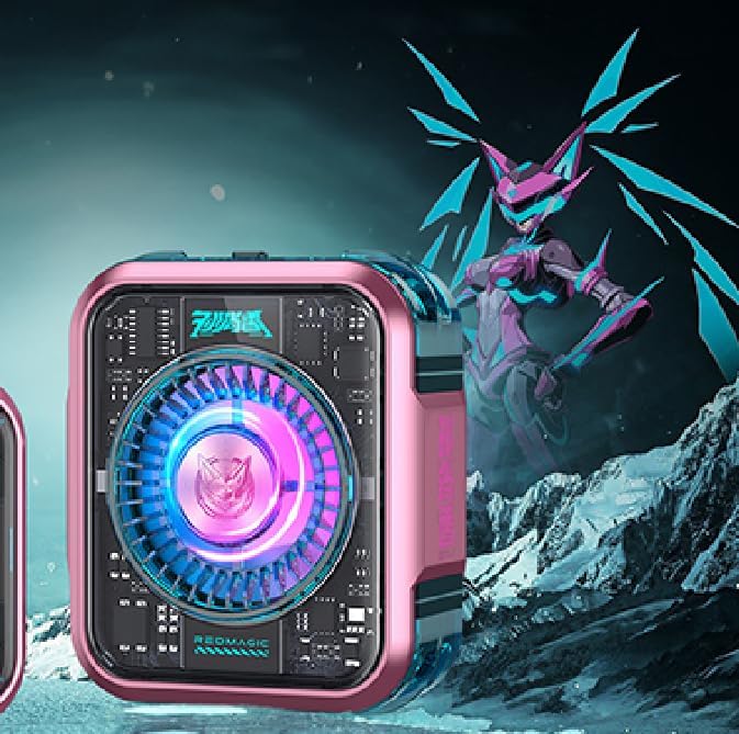 مبرد الهاتف المغناطيسي RedMagic 5 Pro Nubia - إصدار خاص، مروحة مشعاع RGB بقدرة 36 وات مع مشبك، مبدد حراري من الجرافين شبه الموصل للألعاب، والبث المباشر، وiPhone، وAndroid، وiPad