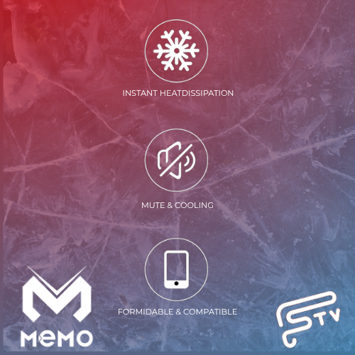 MEMO X FLAREGUN CX15 - 5V RGB MODEL with CLIPS and Magnetic Sticker (LEBANON ONLY)