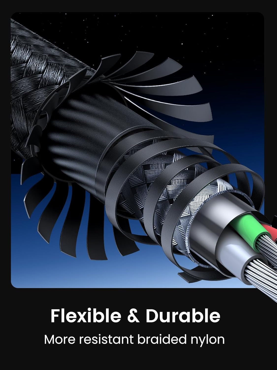 UGREEN USB C to USB-C Charger Cable 60W Type C to C 1 METER Lead Fast Charging Compatible With iPhone Air/17/16 Pro Max, Galaxy S25 Ultra, Pixel 9, iPad Pro 2024/Air 5, MacBook Pro (1M) (LEBANON ONLY)