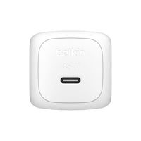 Belkin 45W USB-C Wall Charger - White- BoostCharge New Wall Charger Optimized for iPhone (LEBANON ONLY)