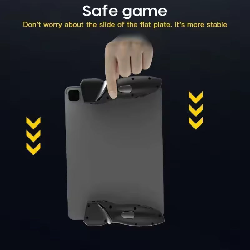 MEMO Six Finger AUTO Gamepad Joystick Controller AK-PAD8K for PUBG Aim Shooting L1 R1 Game Trigger Handle for IPad IOS Android Tablet (UAE ONLY)