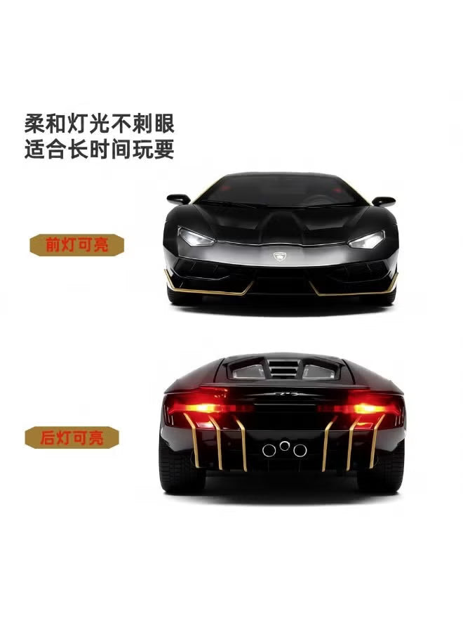 Lamborghini Centenario LP770-4 Concept – Premium Black and Gold Diecast Model Car with Opening Gullwing Doors, Perfect for Gifts, Office Desk Decoration, Kids’ Rooms, and Collectors