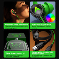 The PIVA S6PRO Gaming Earphones Type c Usb-c Gaming Headset Headphones Earphones Earbuds Earpiece with Microphone Comfortable Creative (LEBANON ONLY)