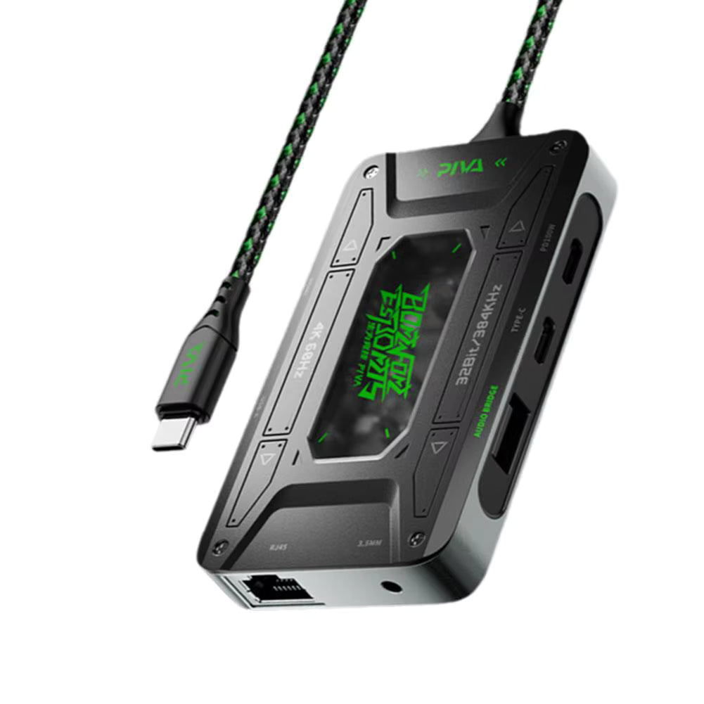 7-in-1 Audio HD Adapter Piva DS7 Type C Universal Headphone Converter Tablet Data Support Fast Charging L5X7
