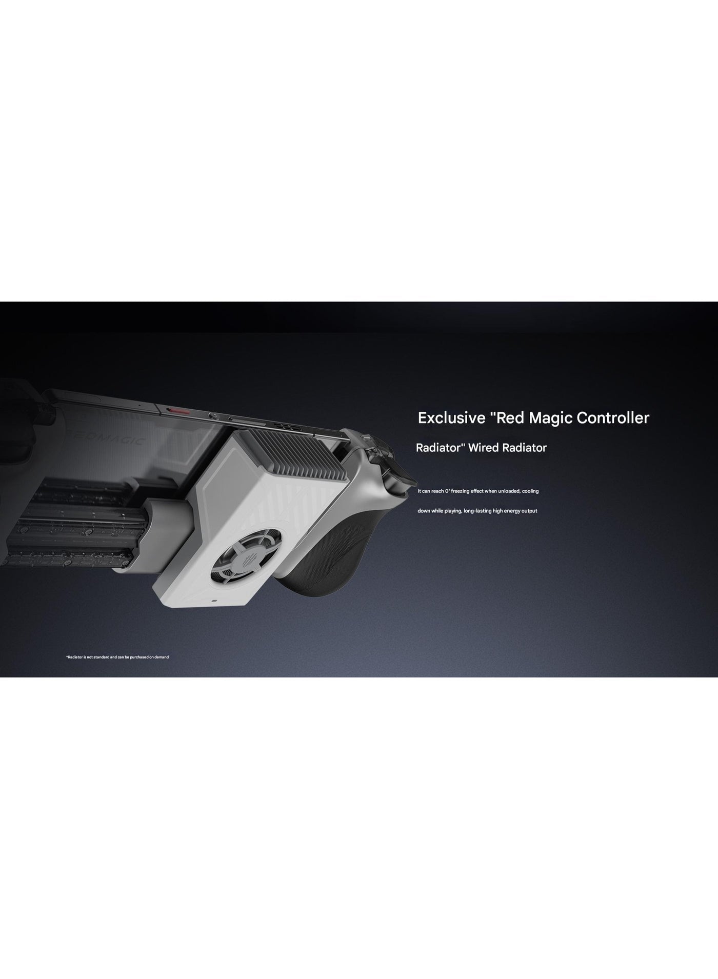 RedMagic Cooler for ShadowBlade Gamepad 3 – Rapid Cooling, Silent Operation, 3 A