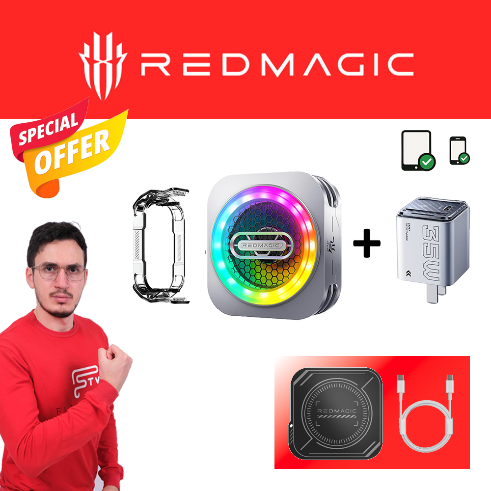 RedMagic OFFER - REDMAGIC Cooler 6 Pro + Nubia RedMagic DAO 35W Mini GaN Charger Kit (UAE ONLY)