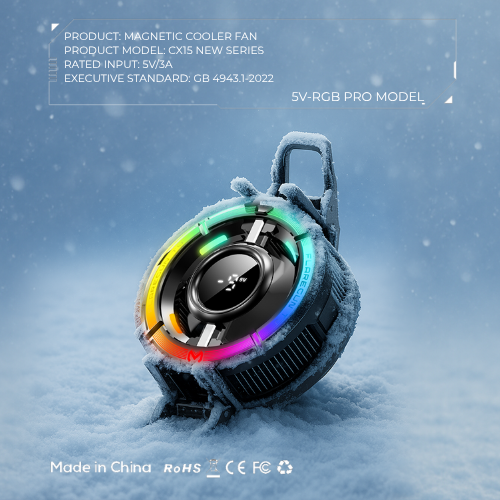 MEMO X FLAREGUN CX15 - 5V RGB MODEL with CLIPS and Magnetic Sticker (UAE ONLY)