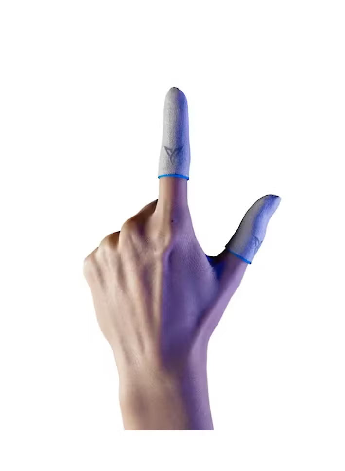 Flydigi Original Beehive V5 Flexible Fiberglass Gaming Finger Sleeves – Ultra-Smooth, High Sensitivity Touch, Sweat-Proof & Anti-Slip, Professional Mobile Gaming Thumb Sleeves – Compatible with iOS, Android, PUBG, COD & FPS Games (1 Pair - 2 PCS)