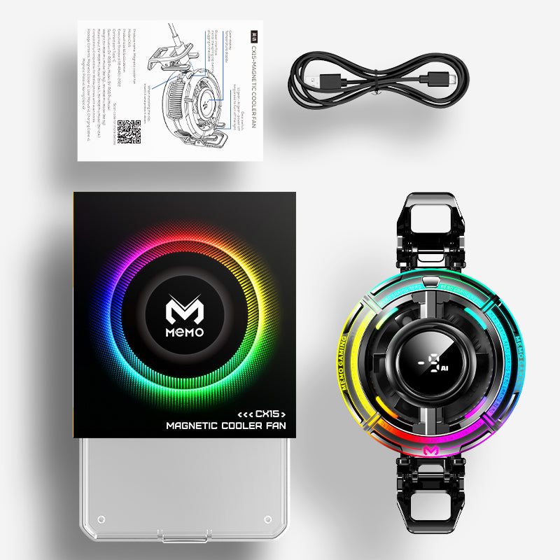 MEMO X FLAREGUN CX15 - 5V RGB MODEL with CLIPS and Magnetic Sticker (UAE ONLY)