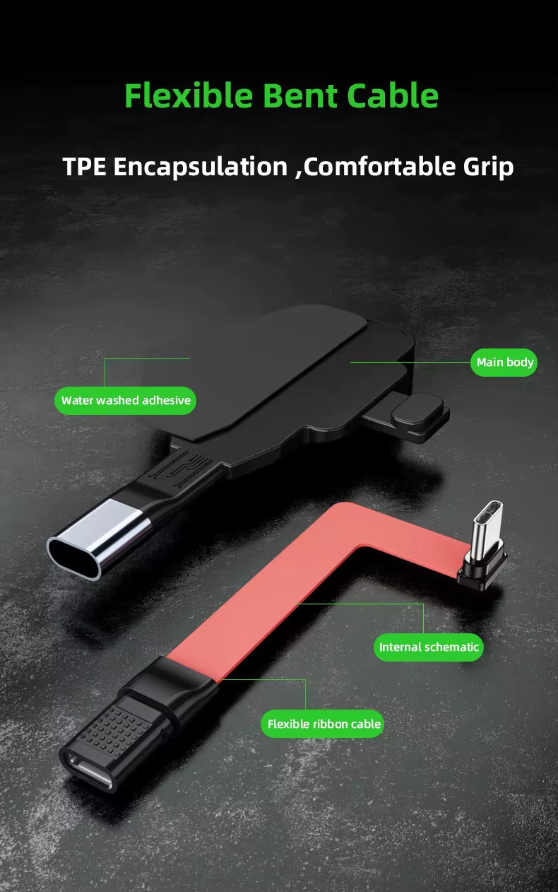 PIVA FPC Mobile Phone Tail Plug Protector Full Functionality Support 4K60Hz PD60w 10Gbps for Android IOS Phone