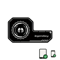 Phone Cooling Panel Magnetic Heat Transfer Sticker for Back Cover Radiator Assisted Cooling, Helps Improve Heat Dissipation Performance (JORDAN ONLY)