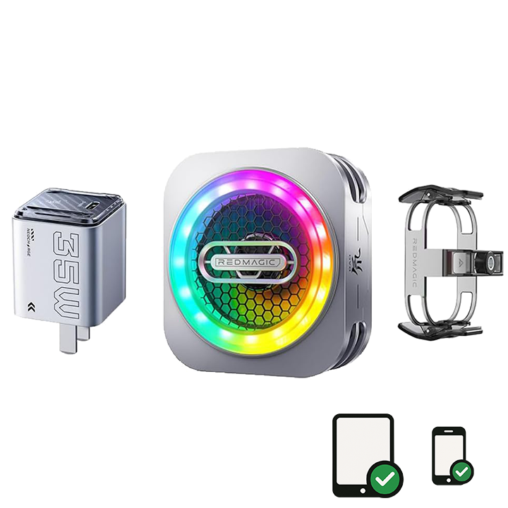 REDMAGIC Cooler 6 Pro + Magnetic Patch + Clip For Mobile/IPAd + 35W CHARGER (LEBANON ONLY)