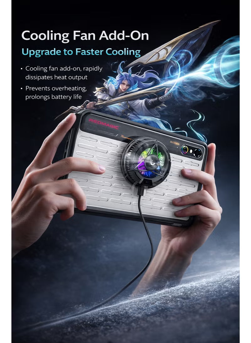 RedMagic Astra Cooling Protective Case and Cover By Coostart – Hollow Design for Heat Dissipation, Magnetic Support for Cooler Attachment, High-Transparency Clear Material, Shock-Resistant, Ultra-Thin and Lightweight for Gaming