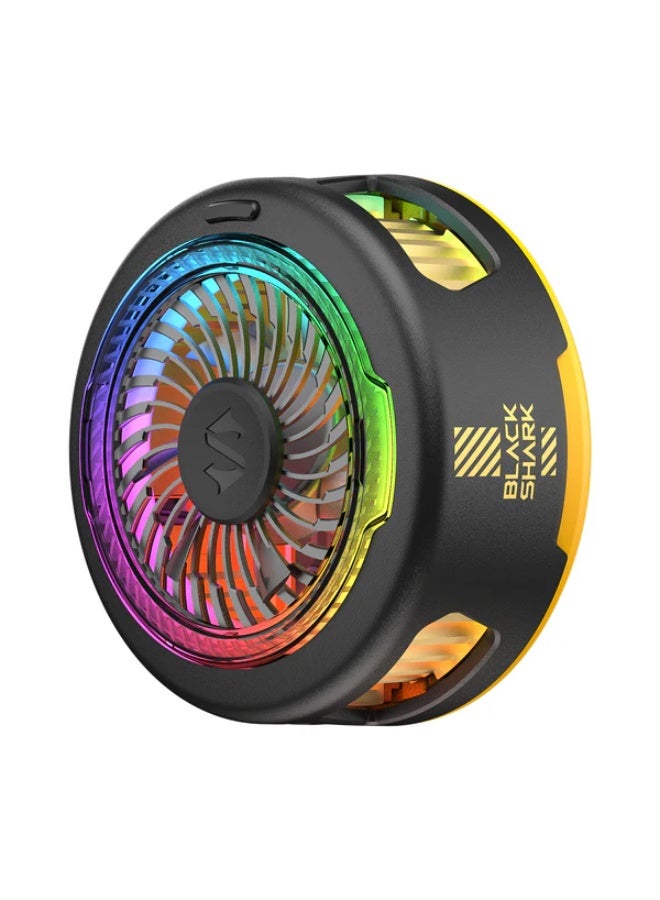 Blackshark 5 funcooler Phone Cooler, 20W Magnetic Cooling Fan with App Control, Ultra-Quiet Portable Cooling Pad, Strong Magnetic Attachment for iPhone, Android, RedMagic & iPad – Perfect for FPS Games like PUBG Mobile & Call of Duty Mobile