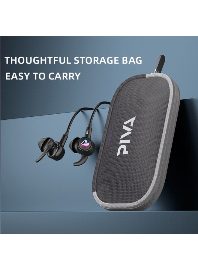 PIVA S6 Falcon Gaming Earphones 3.5mm Wired Earbuds with RGB Lighting Built-in S