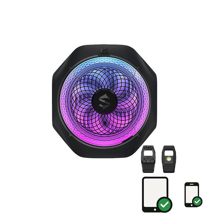 Black Shark Cooler 4 Pro Magnetic Phone and Ipad Cooler + magnetic sheet - Compatible with Smartphones, iPads – Includes Magnetic Base and Clip (LEBANON ONLY)