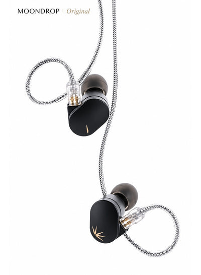 MOONDROP CHU II 3.5mm IEM Earphones, HiFi Wired In-Ear Monitor with 10mm Dynamic Driver, Aluminum-Magnesium Diaphragm, Detachable 0.78mm 2-Pin Cable, Zinc Alloy Shell for Music, Gaming, PC & Audio Players