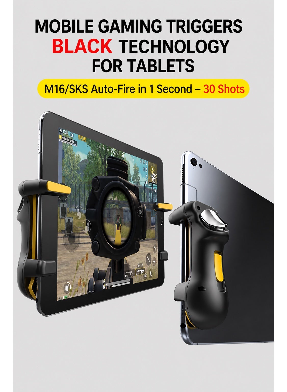 Generic IPAD Triggers JS31 4 fingers Automatic Gaming Triggers for iPad & Tablet