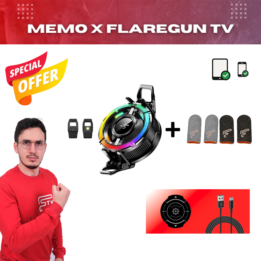 FLAREGUN OFFER - MEMO X FLAREGUN CX15 COOLER + 4 FLAREGUN FINGER SLEEVES (UAE ONLY)