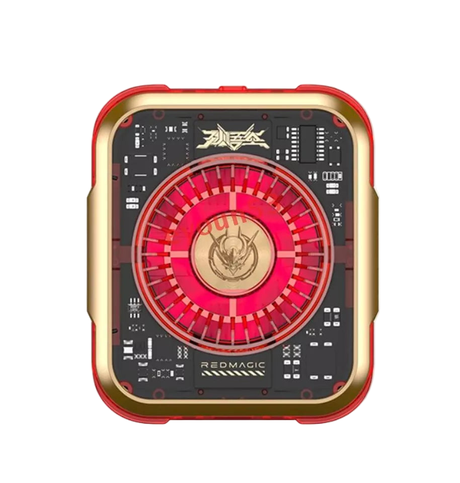 RedMagic 5 Pro Magnetic Phone Cooler – Fan Sun Wukong Red , 36W RGB with Clip,Tablet and Mobile (LEBANON ONLY)