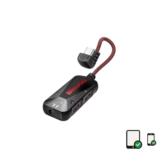 GS1 II  3in1 Gaming adapter 60W, with Adapter Type-C to 3.5mm Fast, Game Phone Sound Card Hi-Res-level Sound Quality  (LEBANON ONLY)