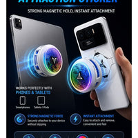 DigiFlydigi B9X Phone & iPad Cooler, 30W (-45°C) RGB Magnetic Cooling Fan with App Control, Ultra-Quiet Portable Cooling Pad, Strong Magnetic Attachment for iPhone, Android, RedMagic & iPad – Built for Intense Gaming, Perfect for FPS Games like PUBG Mobil