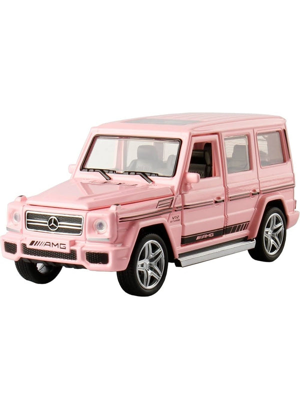 Mercedes-Benz G65 G-Class Pink Model SUV – Premium Collectible Toy Car with Opening Doors, Luxury Display Model for Office Desk, Home Decor, Kids’ Rooms, Car Collection & Gifts