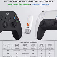 BIGBIG WON R100 Pro Wireless Controller Adapter for PS5 PS4 Xbox Series X|S Xbox