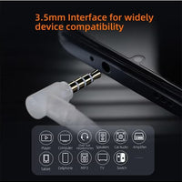 Z 47-42 AUX 0.78mm Pin Silver-Plated Upgrade Cable with Professional-Grade Dual Microphone Array for Full-Frequency Ultra-HD Voice, Compatible with KZ 0.78mm Pin Series in-Ear Headphones (3.5mm)