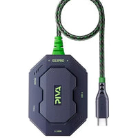 PIVA GS3 Pro 4-in-1 USB-C Audio and Charging Dongle USB Hub Adapter, High Resolution, 60W Fast Charging for Gaming and Live Streaming, for RedMagic, iPad, iPhone 15/16/17 Series, Android and Tablets (Perfect for PUBG Mobile and COD)