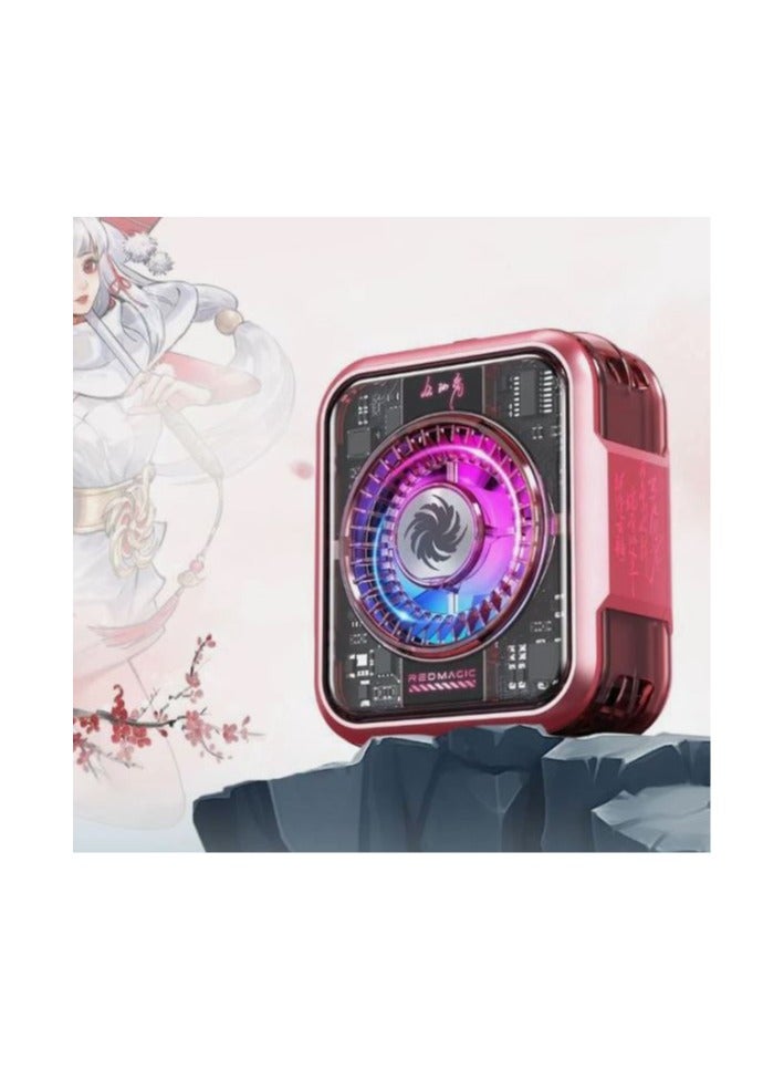 RedMagic Phone Cooler 5 Pro, Special Edition, 36W with Magnetic Suction and Back Clip, TEC Liquid Cooling Technology, 34% Power Boost, Blue and Pink Special Edition