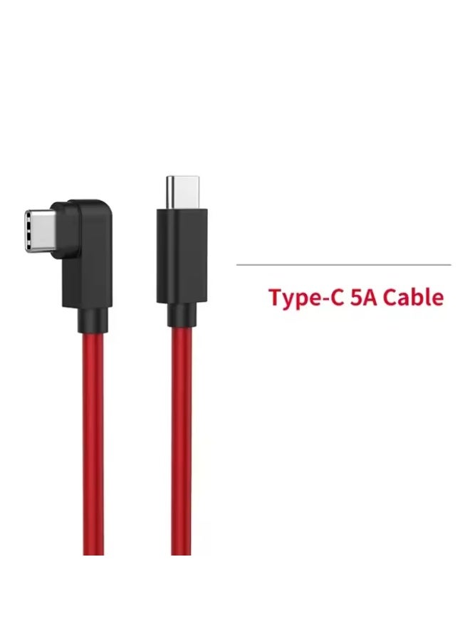 RedMagic Original 5A USB-C to USB-C Gaming Cable, 1m Right-Angle Type-C Fast Cha