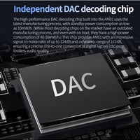 M01 USB-C to 3.5mm DAC Headphone Amplifier Adapter — Universal USB-C Hi-Res Audio Decoder with Dual Independent DAC & Amplifier Chips, Supports High-Impedance Headphones up to 600Ω — Compatible with USB-C Devices (Android, iPhone 15+/iPad, Laptops & Table