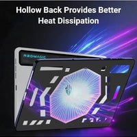 RedMagic Astra Cooling Protective Case and Cover by Baoru, Hollow Design for Heat Dissipation, Flexible TPU Material, Shock-Resistant, Anti Finger Print, Ultra-Thin and Lightweight for Gaming, RedMagic 3 Pro Tablet (Astra - black)