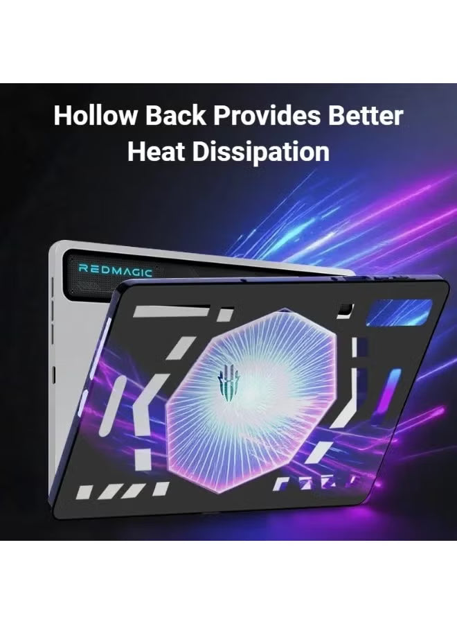 RedMagic Astra Cooling Protective Case and Cover by Baoru, Hollow Design for Heat Dissipation, Flexible TPU Material, Shock-Resistant, Anti Finger Print, Ultra-Thin and Lightweight for Gaming, RedMagic 3 Pro Tablet (Astra - black)