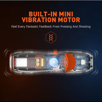 BIGBIG WON Automatic Laser Gaming Mobile Triggers, Super Fast Shooting, 75mAh lo