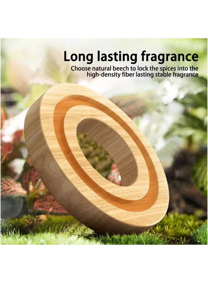 Car Air Freshener Helicopter Solar Energy Rotating Aromatherapy Aviation Al Alloy Diffuser Interior Decoration Accessories Diffuser For Car & Home Car Perfumes - INCLUDES NON SLIP MAT and AIR FRESHENER ESSENTIAL OIL