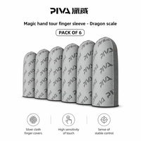 PIVA Dragon Scale Gaming Finger Sleeves – High Sensitivity Silver Fiber, Ultra-T