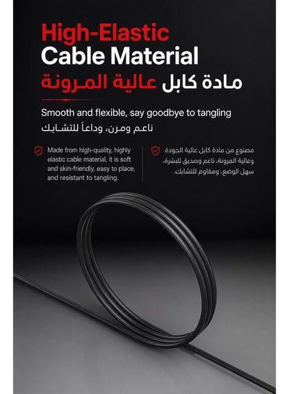 RedMagic Gaming Earphones with 3.5mm Jack and Microphone – In-Ear Headphones for Mobile and iPad Gaming