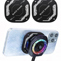 Magnetic Suction Sheet for Cell Phone Cooler by Black Shark, for Phones, 2 pcs Thermally Conductive Steel Plate with Strong Adhesive, Compatible for Most Cooling Devices or Magnetic Attachments - 2 pcs