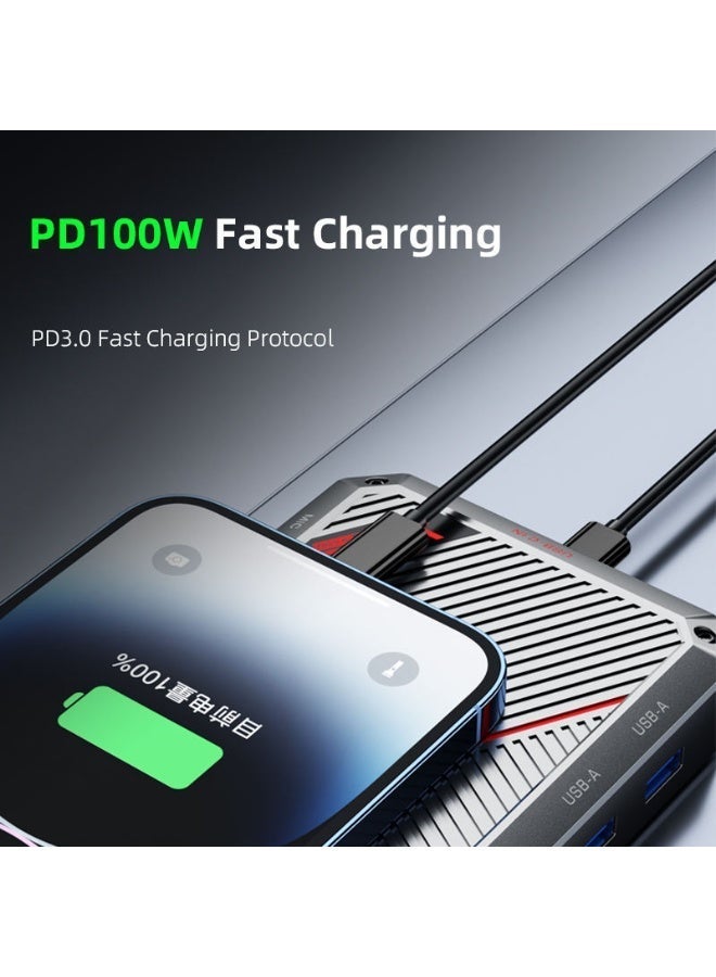 PIVA VD20 UHD 4K60Hz & 1080p 240Hz Video Capture Card & Gaming Dock with Built-i