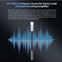 M01 USB-C to 3.5mm DAC Headphone Amplifier Adapter — Universal USB-C Hi-Res Audio Decoder with Dual Independent DAC & Amplifier Chips, Supports High-Impedance Headphones up to 600Ω — Compatible with USB-C Devices (Android, iPhone 15+/iPad, Laptops & Table